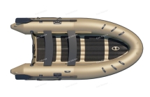 Лодка надувная моторная BADGER AIR LINE ARL420-OLIVE с НДНД 4,2м