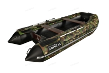 Лодка надувная моторная ADMIRAL 290 с НДНД 2,9м камуфляж/зелёный